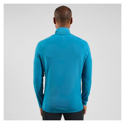 Veste Running Odlo Zeroweight Warm Hybrid Bleu