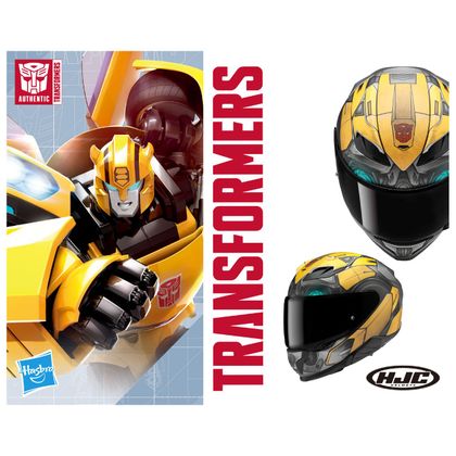 Casque Hjc F71 - BUMBLEBEE HASBRO - Noir / Jaune