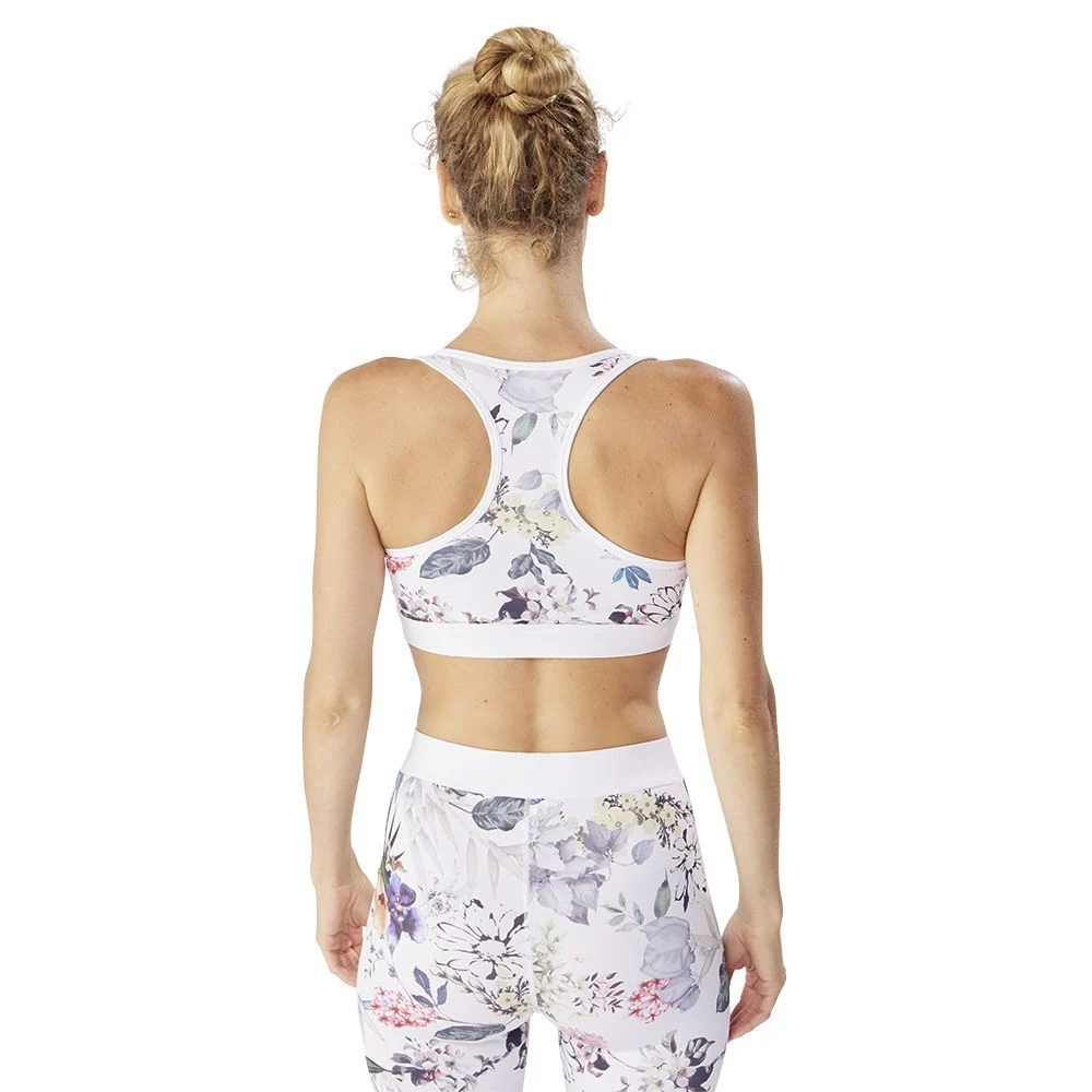 Brassière de sport imprimé fleurs