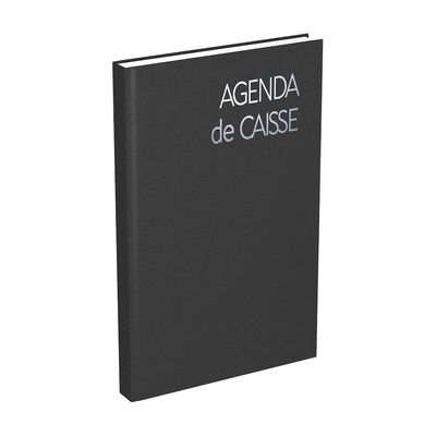 Agenda Perpétuel de Caisse - 1 jour par page - 14 x 22 cm - noir - Lecas