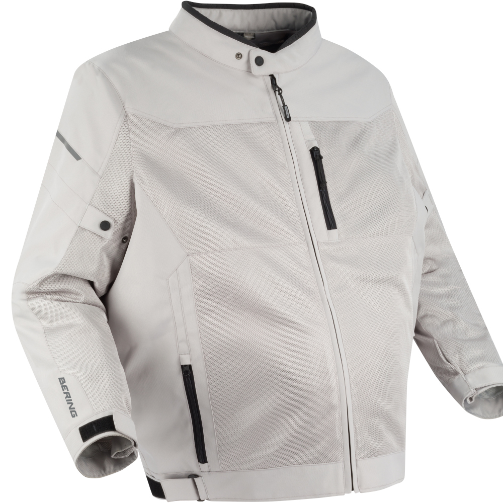 Bering - Blouson Ozone King Size - Grandes tailles Gris Clair