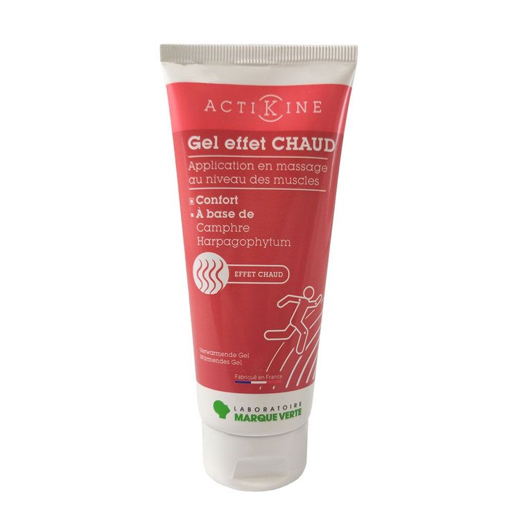 Gel effet chaud 100ML ActiKine Marque Verte