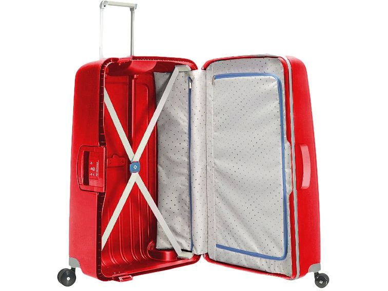 Samsonite Reisekoffer S'Cure 79 l, Rot Reisegepäck