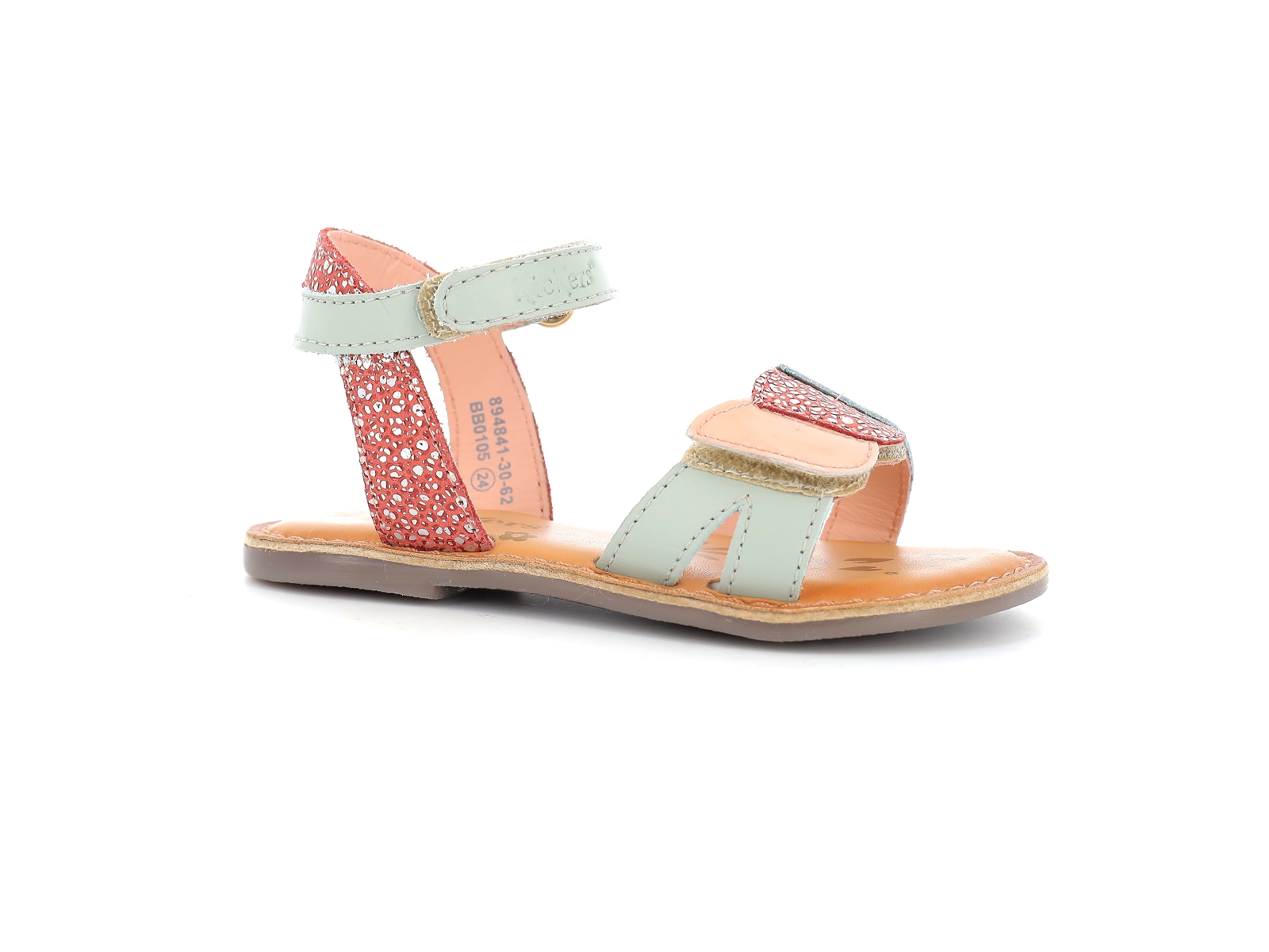 Kickers-DISDANA Cuir Multicolore
