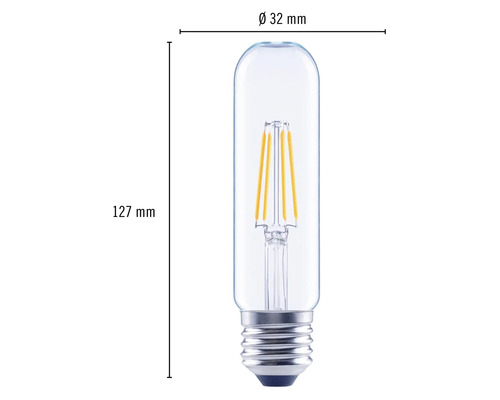 FLAIR LED lamp dimbaar T32 E27/4W (40W) 470 lm 2700 K warm wit helder