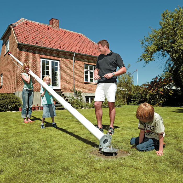Dano Mast flagstang 12 meter m/vippebeslag