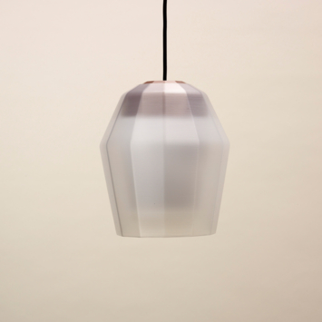 Philips 3D printed hanglamp Emerald one transparant Ø20,3 cm