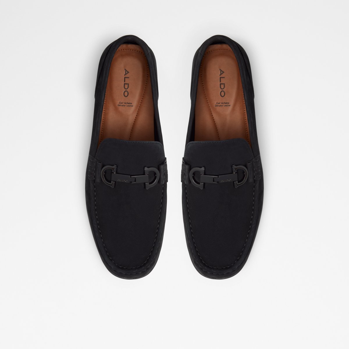 Orlovoflex Black Leather Nubuck Men Casual Shoes