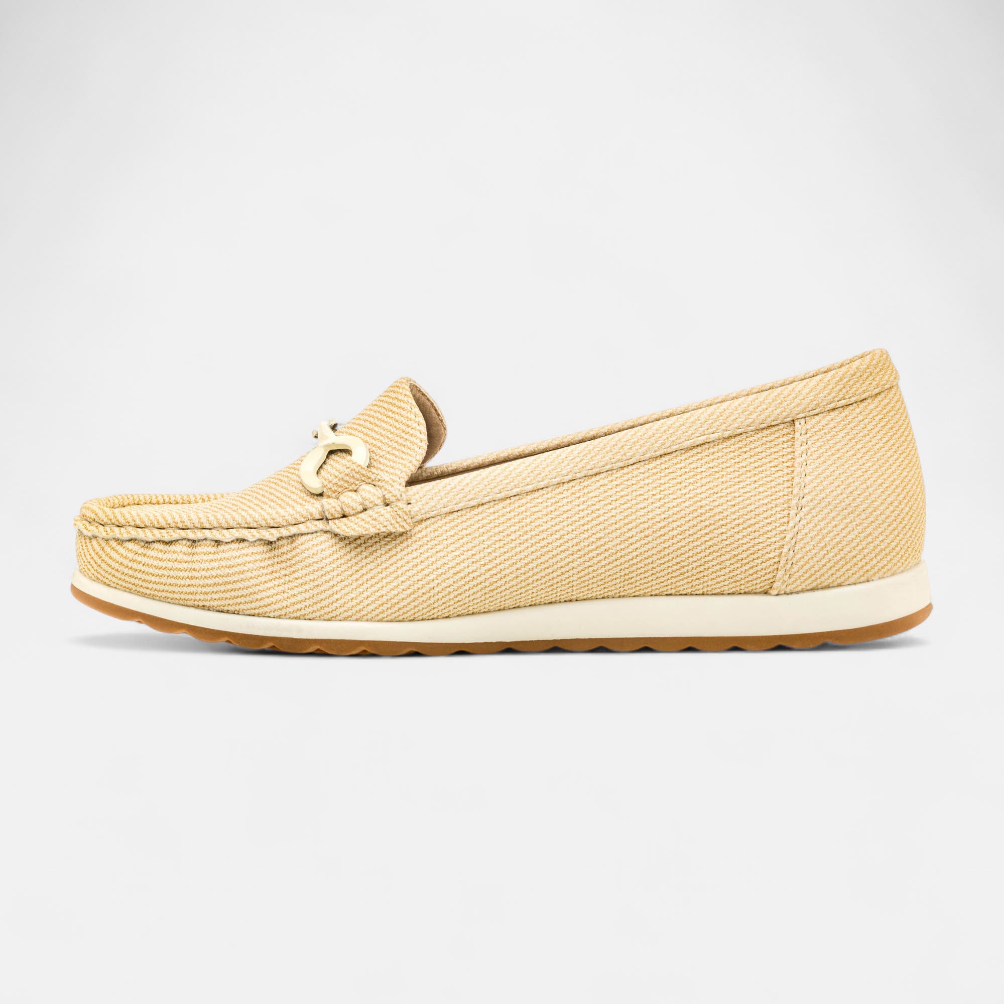 Mocassins pieds sensibles Femme beige