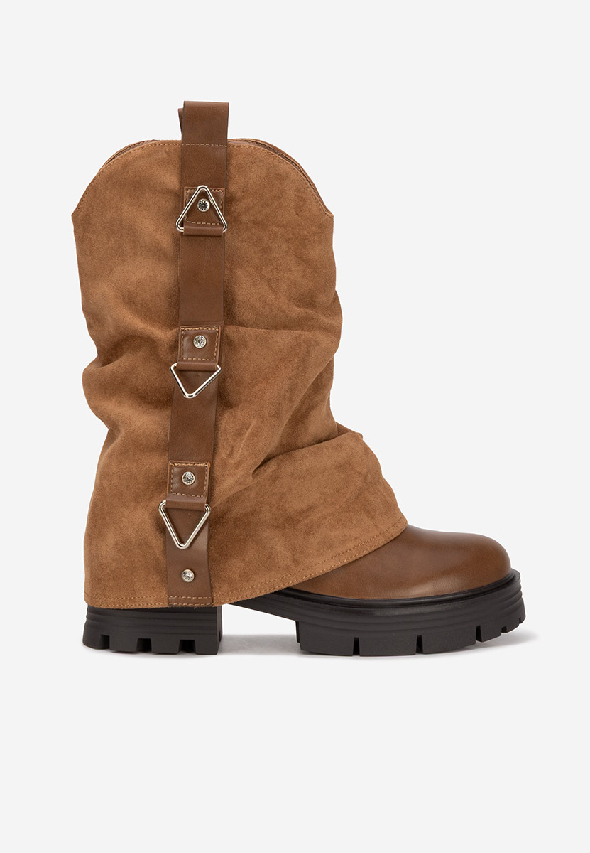 Bottes femme kaki Velira