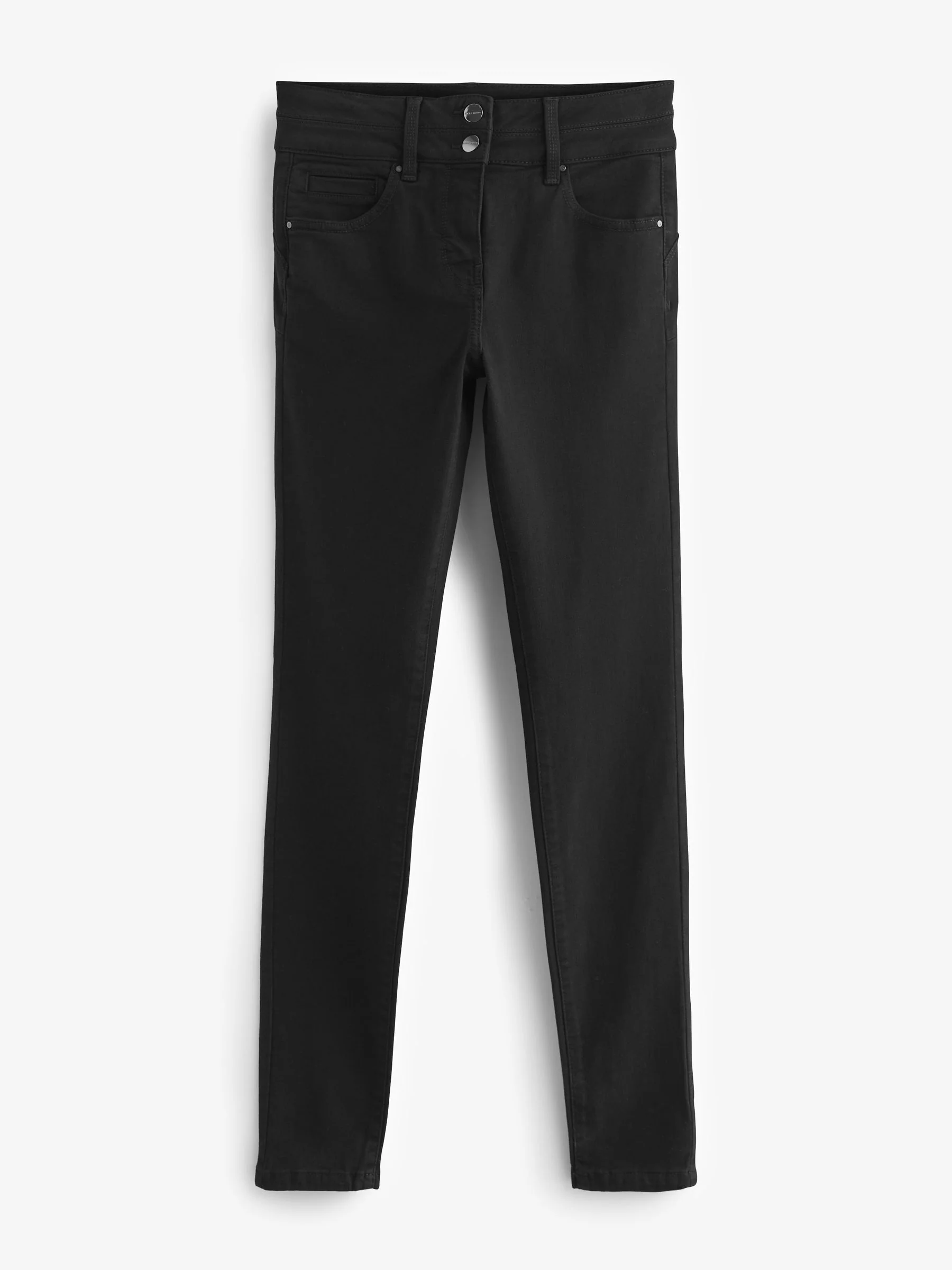 Zwart - Skinny jeans met verlengings- en afslankeffect
