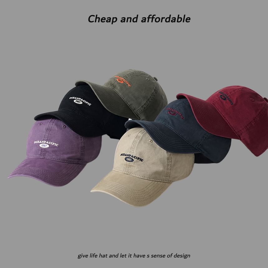 Alpha Kiss - Baseballpet met geborduurde letters