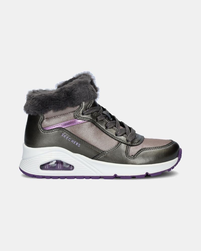 Skechers Uno Hoge sneakers  - zilver