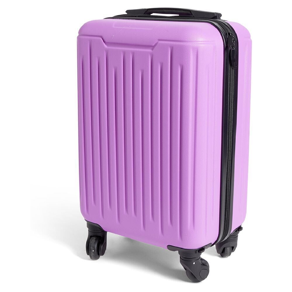 Valise cabine rigide trolley 4 roues amovibles 26L rose