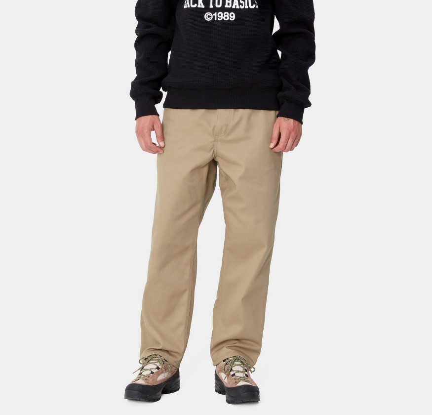 Carhartt WIP Midland Single Knee Pant Leather Rinsed
