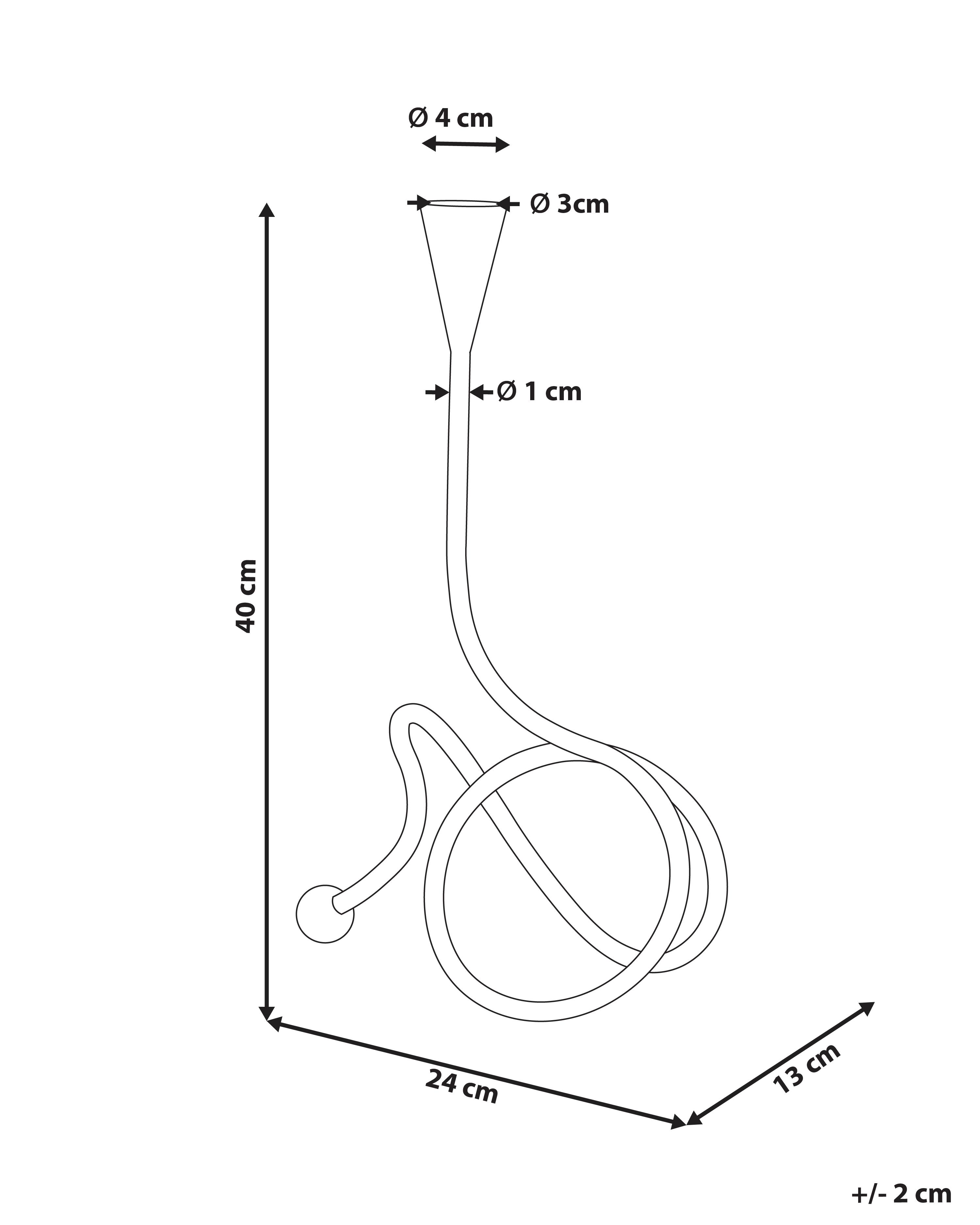 Kaarshouder AROUCA Metaal 40 cm Goud