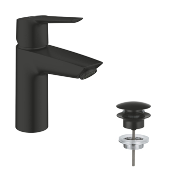 Grohe wastafelkraan Start S-size QuickFix mat zwart