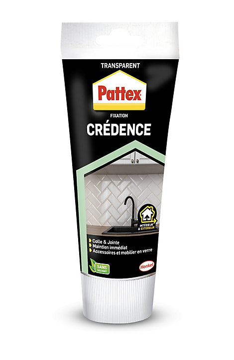 Colle de fixation crédence Pattex 216g