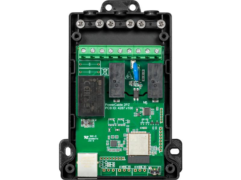 NETIO PDU PowerCable 2PZ 2x 230 V geschaltet Flaches PDU mit RJ45 Lan Schnittstelle