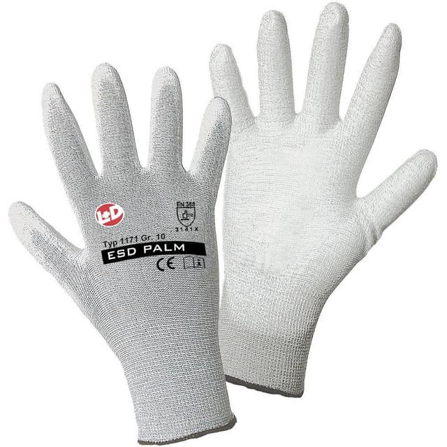 L+D worky ESD Nylon/Carbon-PU 1171-9 Nylon