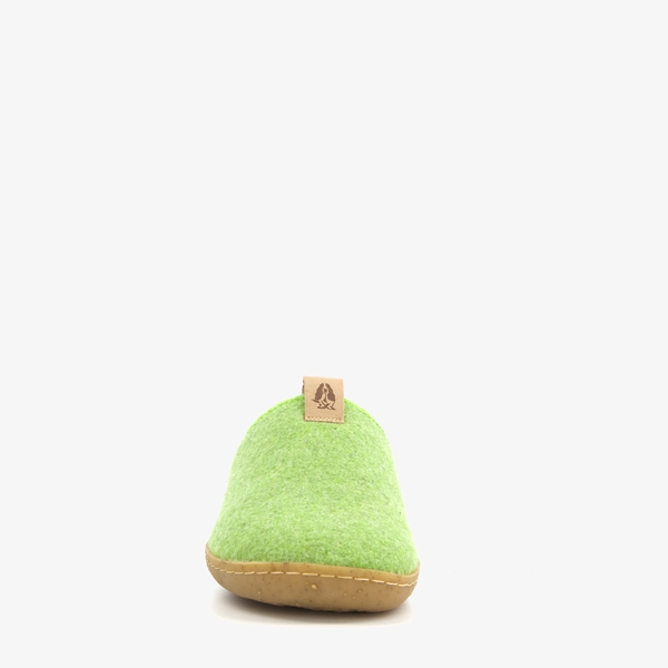 Hush Puppies wollen dames pantoffels groen