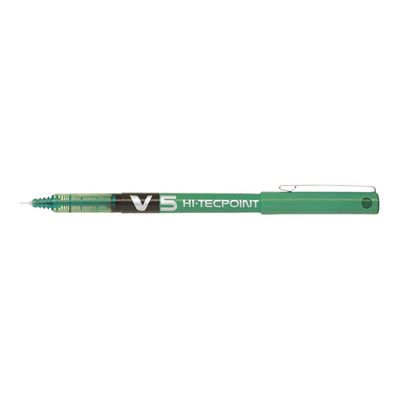 Pilot Hi-Tecpoint V5 - Pack de 12 rollers - 0,5 mm - vert