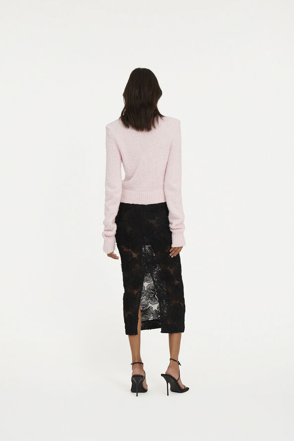 ROTATE Birger Christensen Cotton Knit Pullover Fairy tale