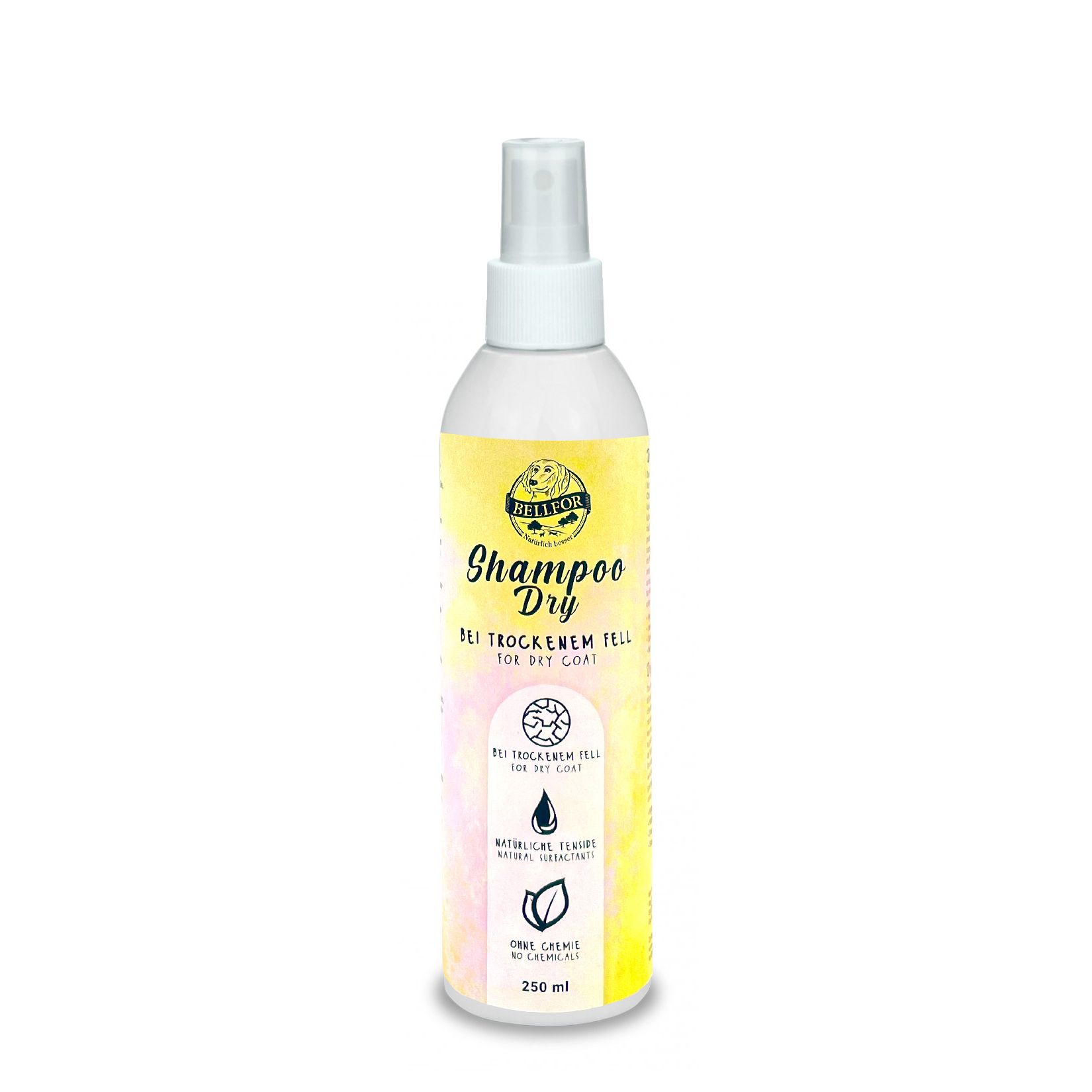 Bellfor Hundeshampoo Dry - bei trockenem Fell.Richtig Fellpflege für Ihren Hund