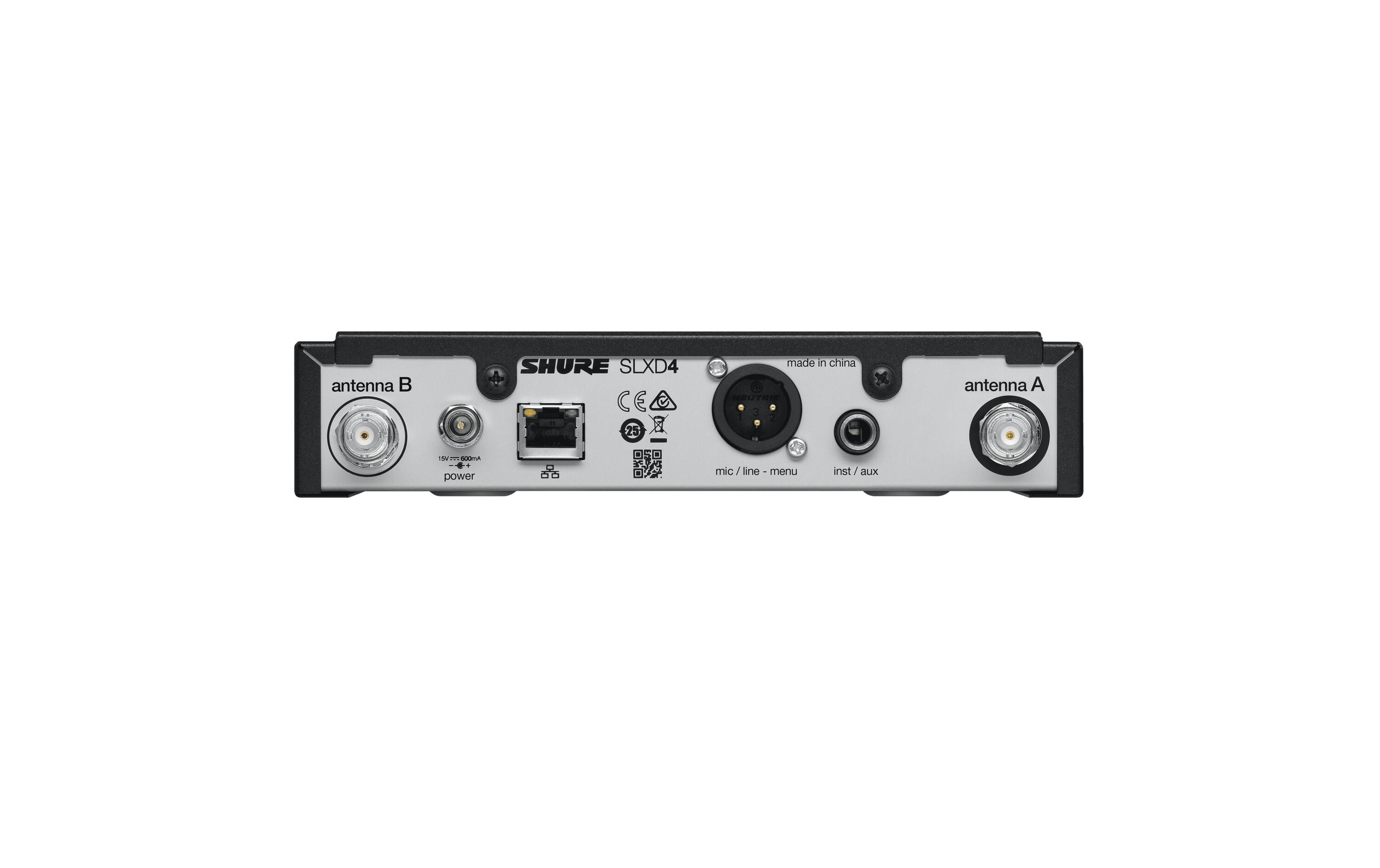 Empfänger SLXD4E-J53<br>Digitaler Drahtlosempfänger