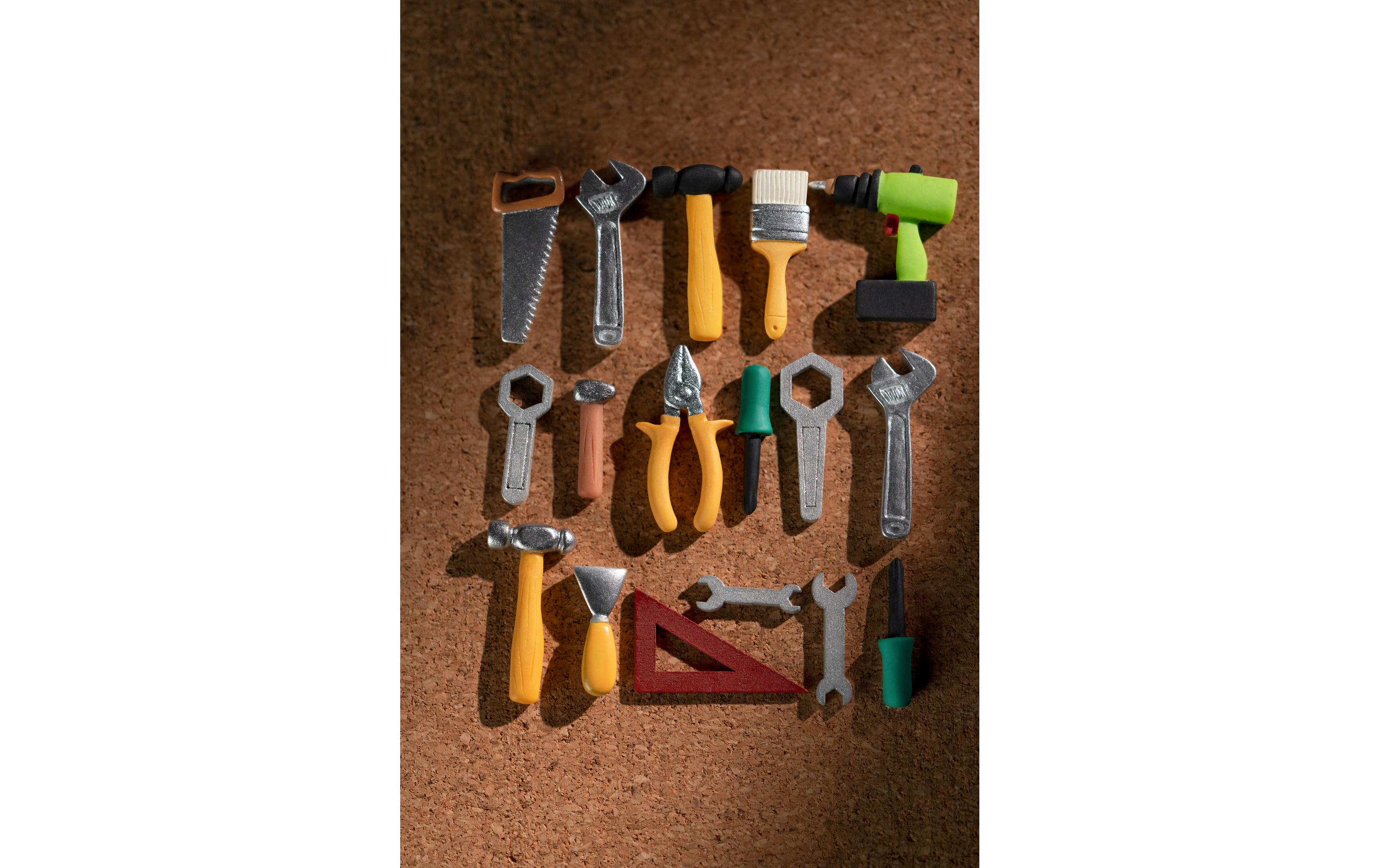 Bausatz Garage Workshop 157-teilig3D-Puzzle aus lasergeschnittenen Holzteilen
