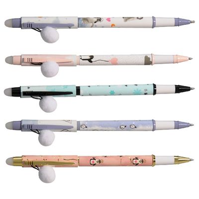 Ink Metal Just Chill Pinguin - Roller bleu - corps plastique - différents modèles disponibles