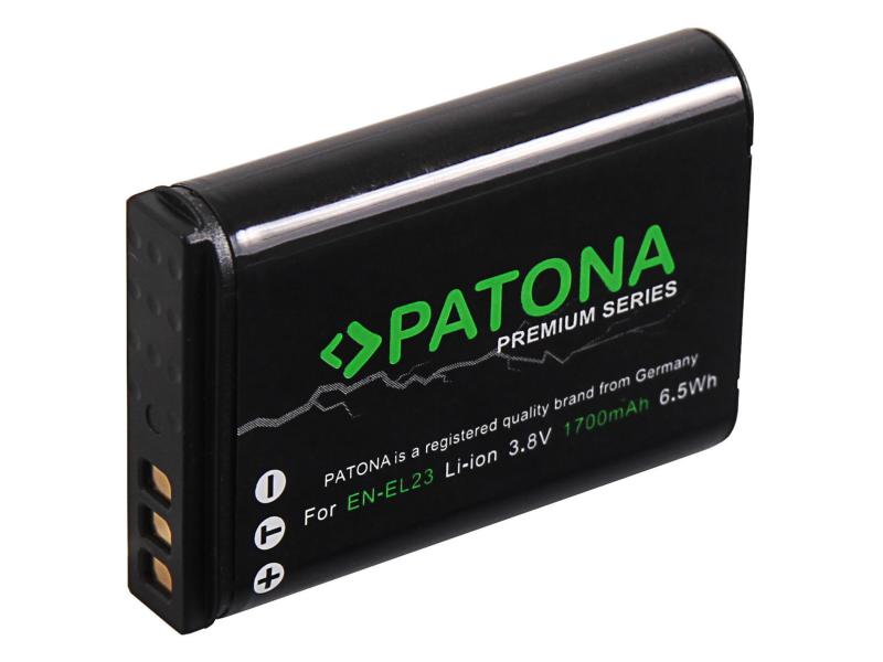 Patona Digitalkamera-Akku Premium EN-EL23 100% kompatibel mit dem originalen EN-EL23