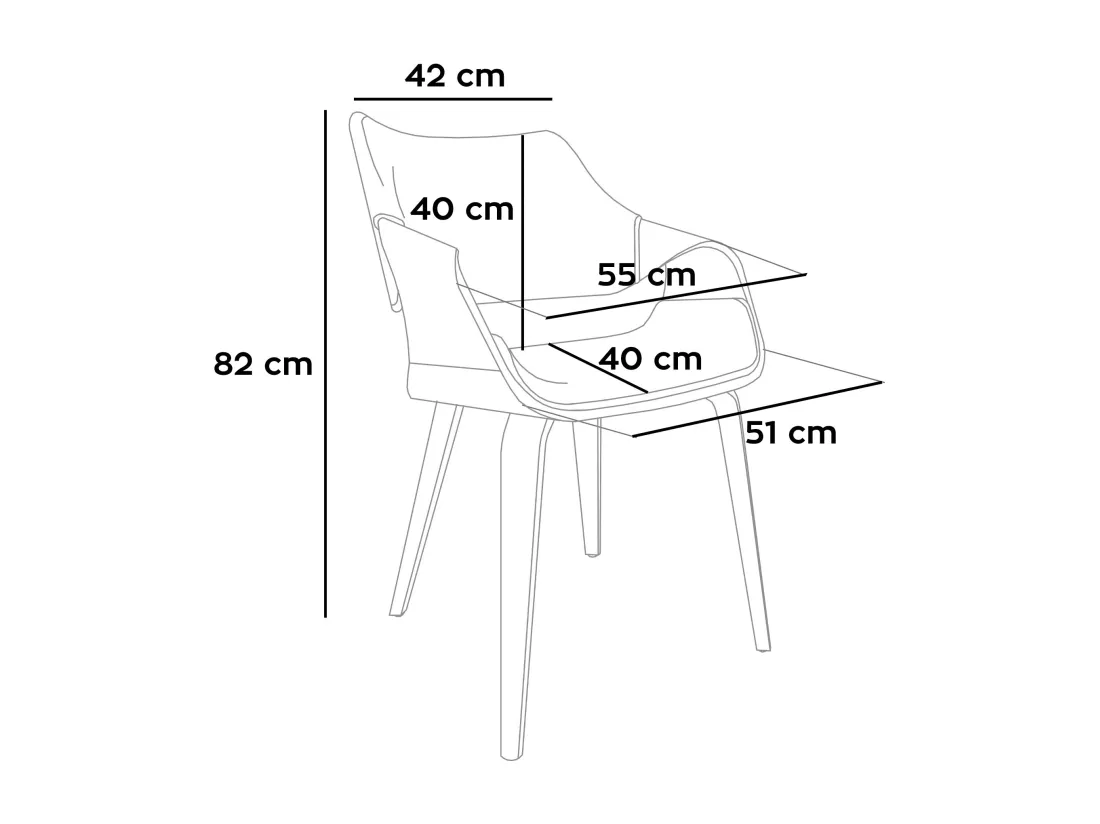 Autriche - Fauteuil tapissé 51x82x43 cm en contreplaqué et tissu vert sauge