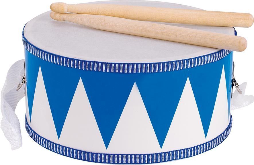 Trommel DRUMMI in blau/weiß