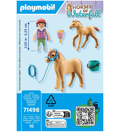 Playmobil Horses Of Waterfall - Barn med Pony og F?l - 71498 - 1
