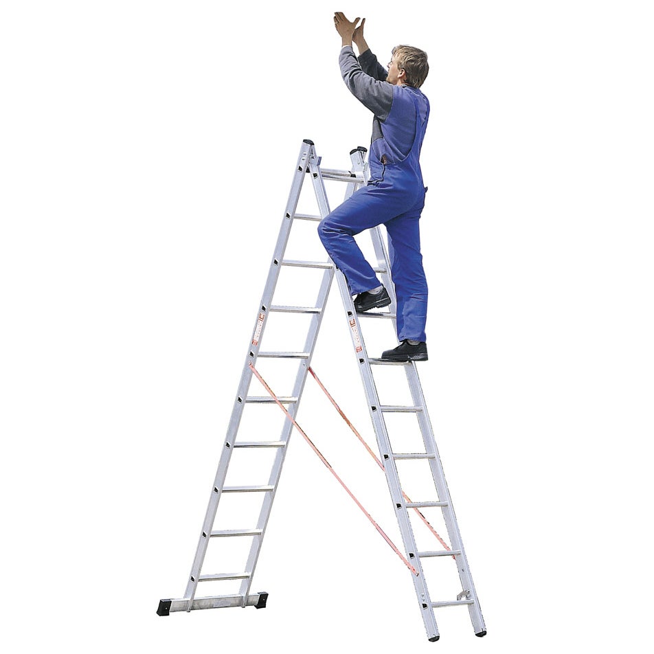 Euroline Premium 306 Multifunctionele ladder 2x12 sporten