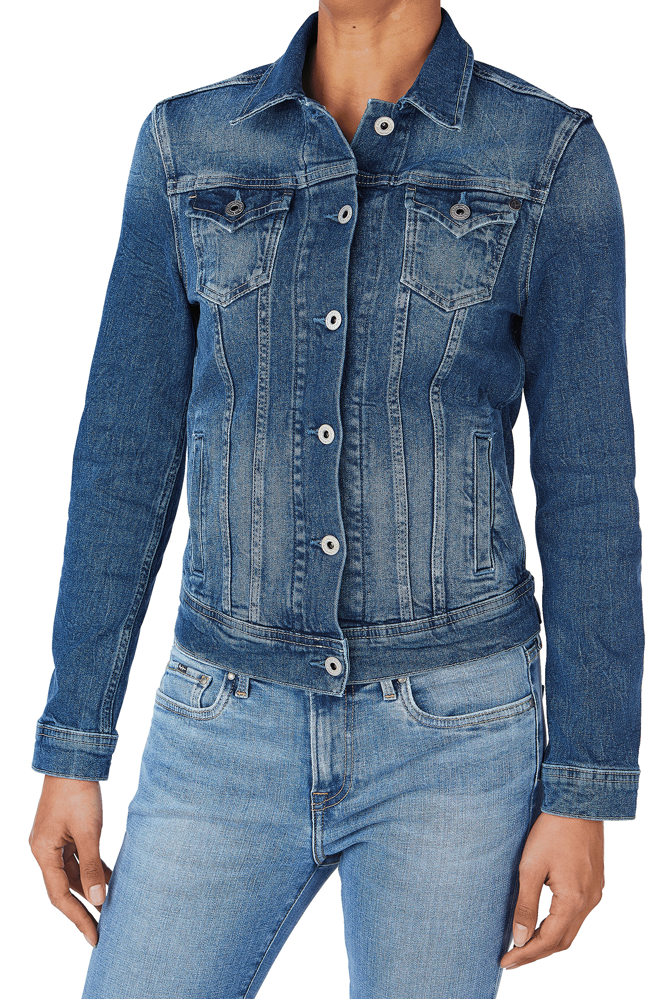 Jaqueta jeans feminina