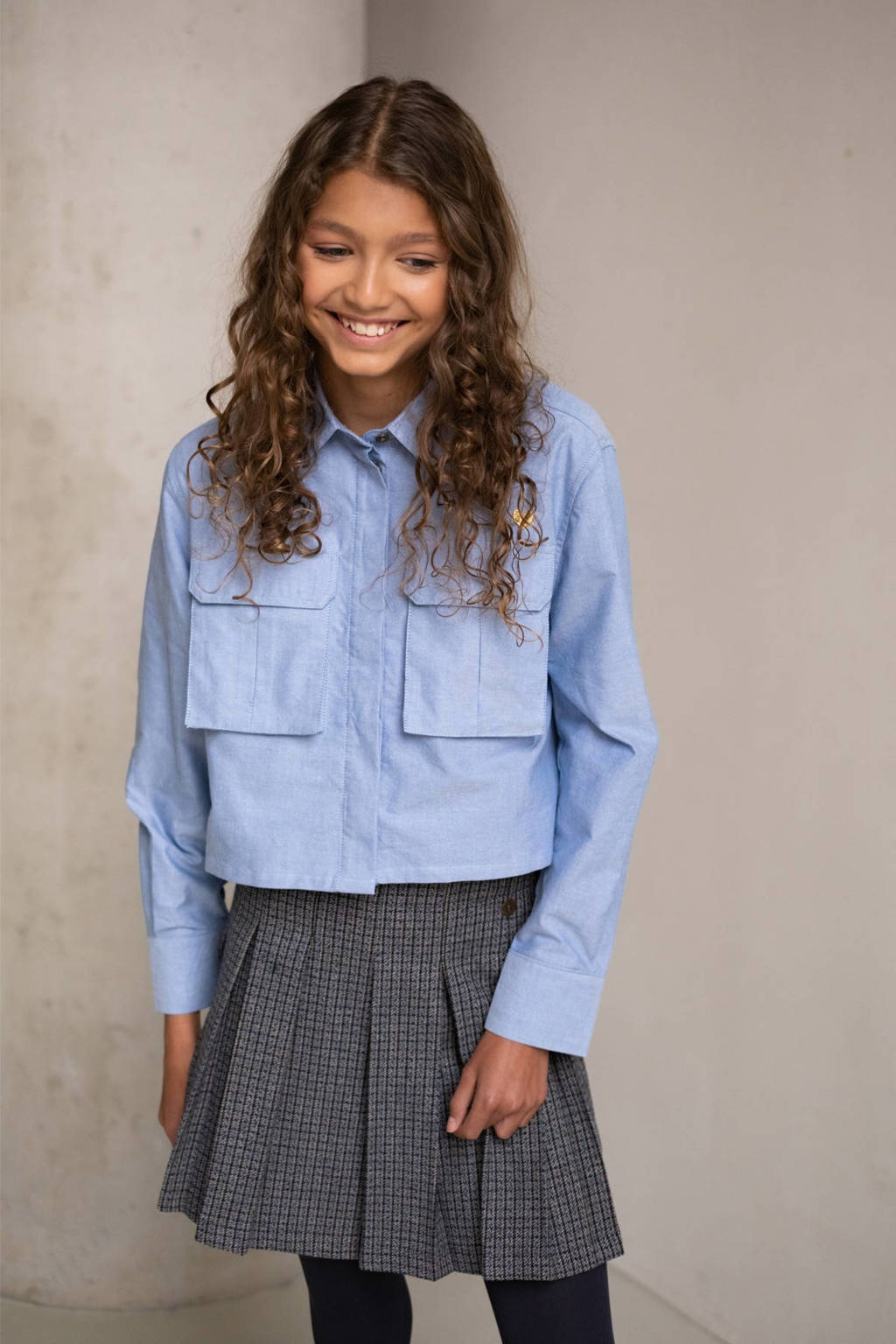 Like Flo blouse Cassy lichtblauw