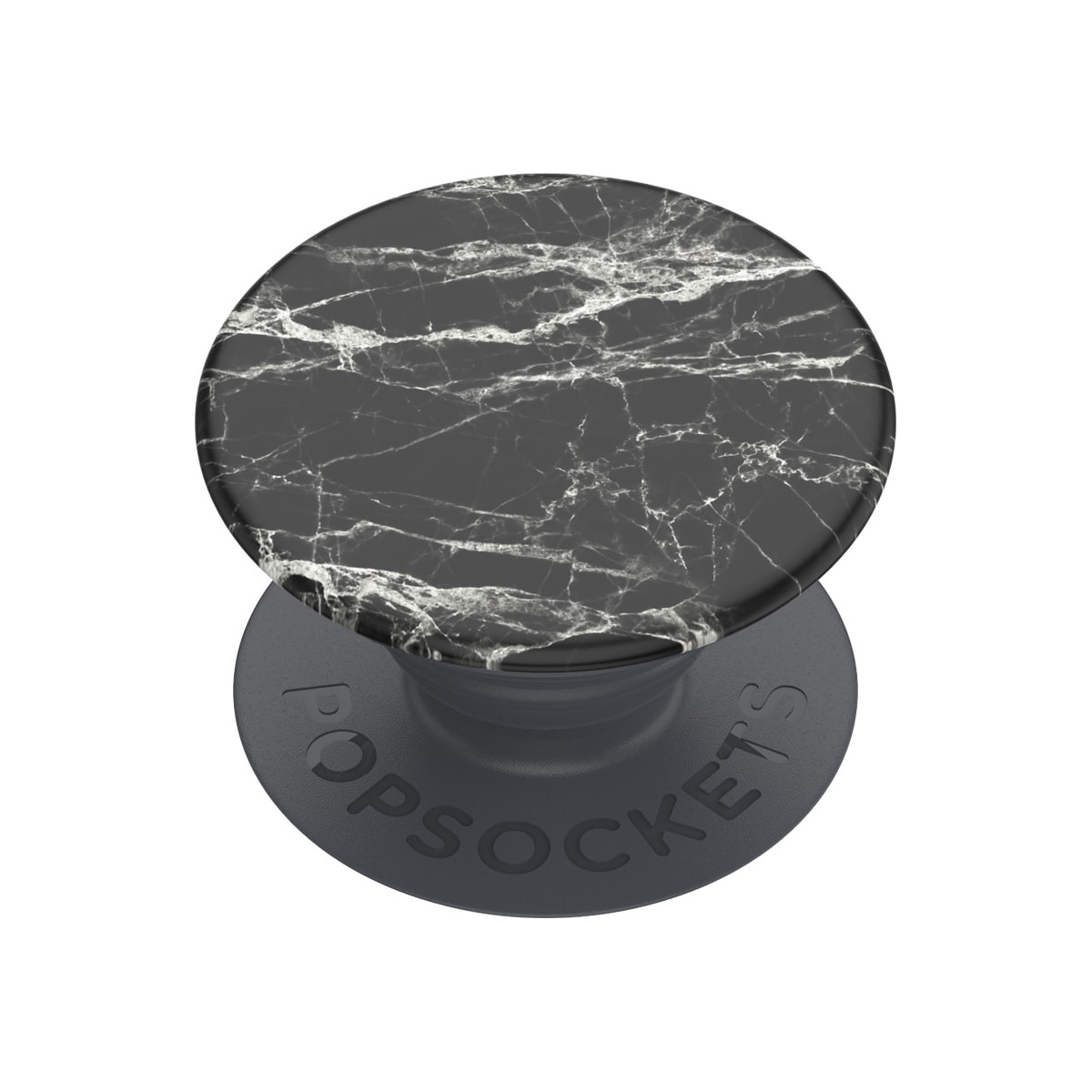 Popsockets grep til mobile enheter (black marble)