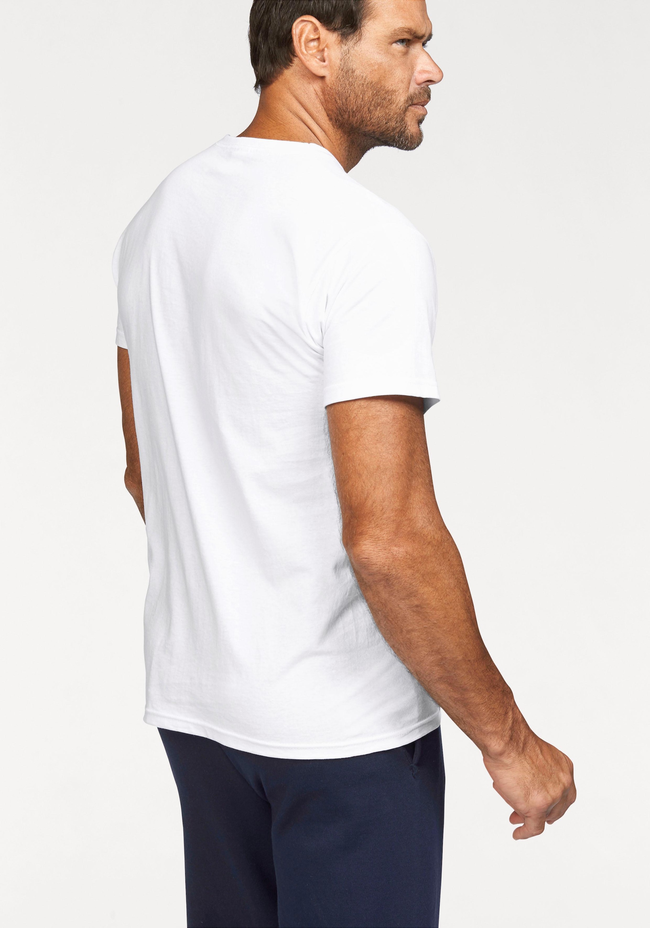 Fruit of the Loom T-Shirt, 2 Stk. mit V-Ausschnitt