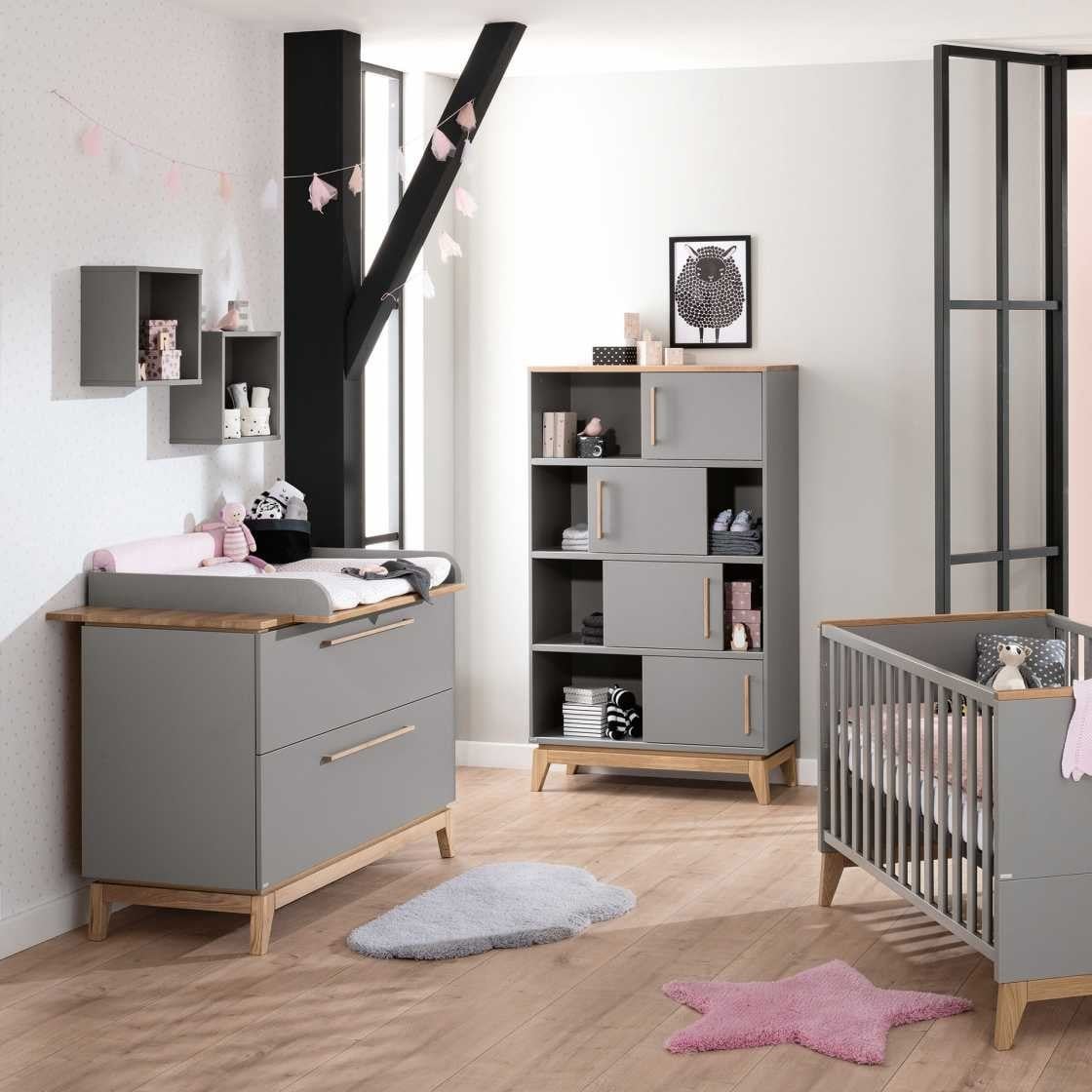 PAIDI Kinder-Regal STEN grau/ braun