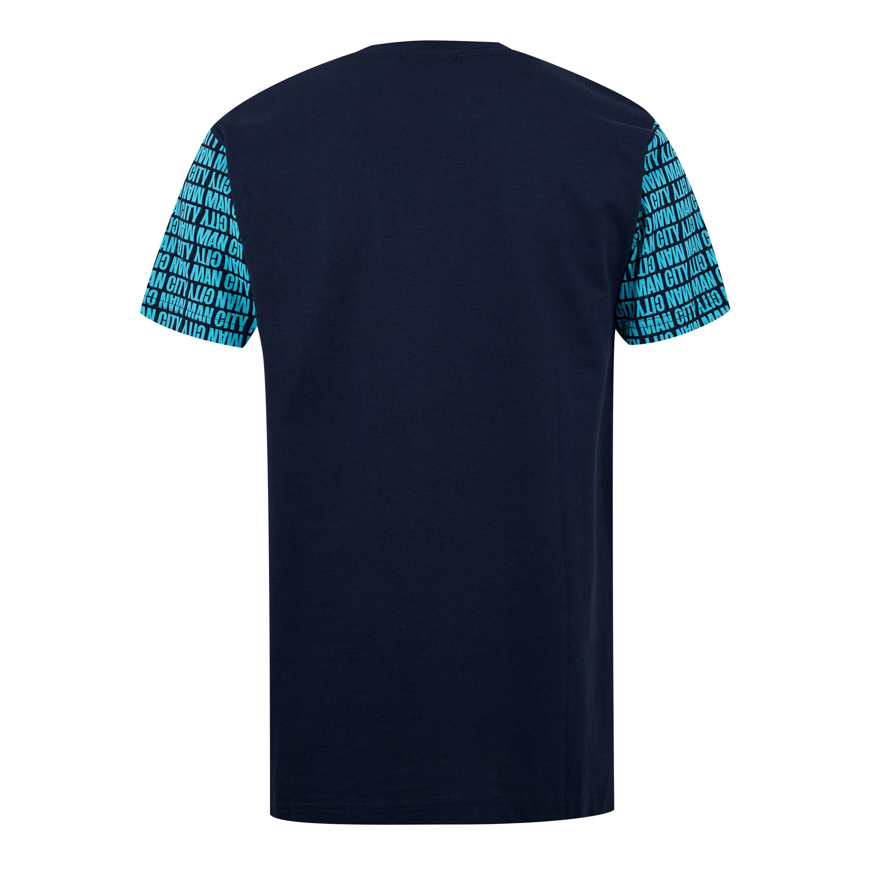 Source Lab Slab Manchester City Graphic T shirt Adults