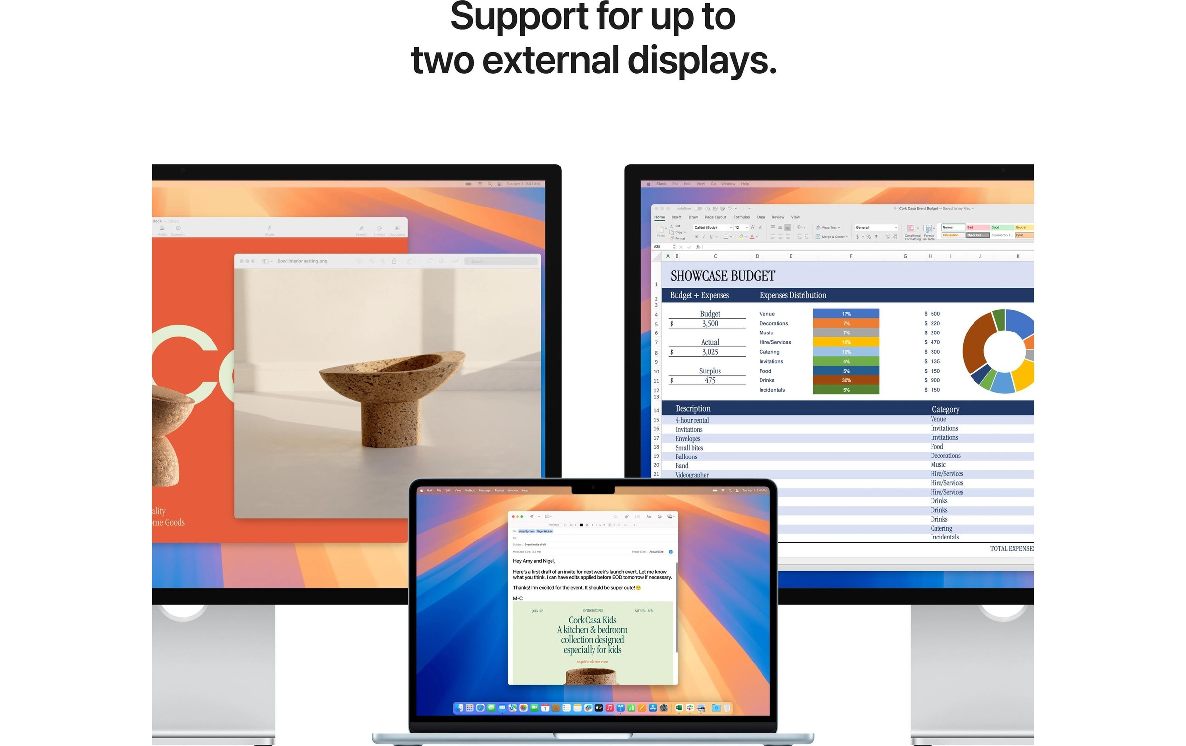 Apple Notebook »MacBook Air 13 2025 M4 10C GPU / 16 GB / 1 TB« 34,46 cm / 13,6 ″ Apple M4 10-Core GPU 1.000 GB SSD