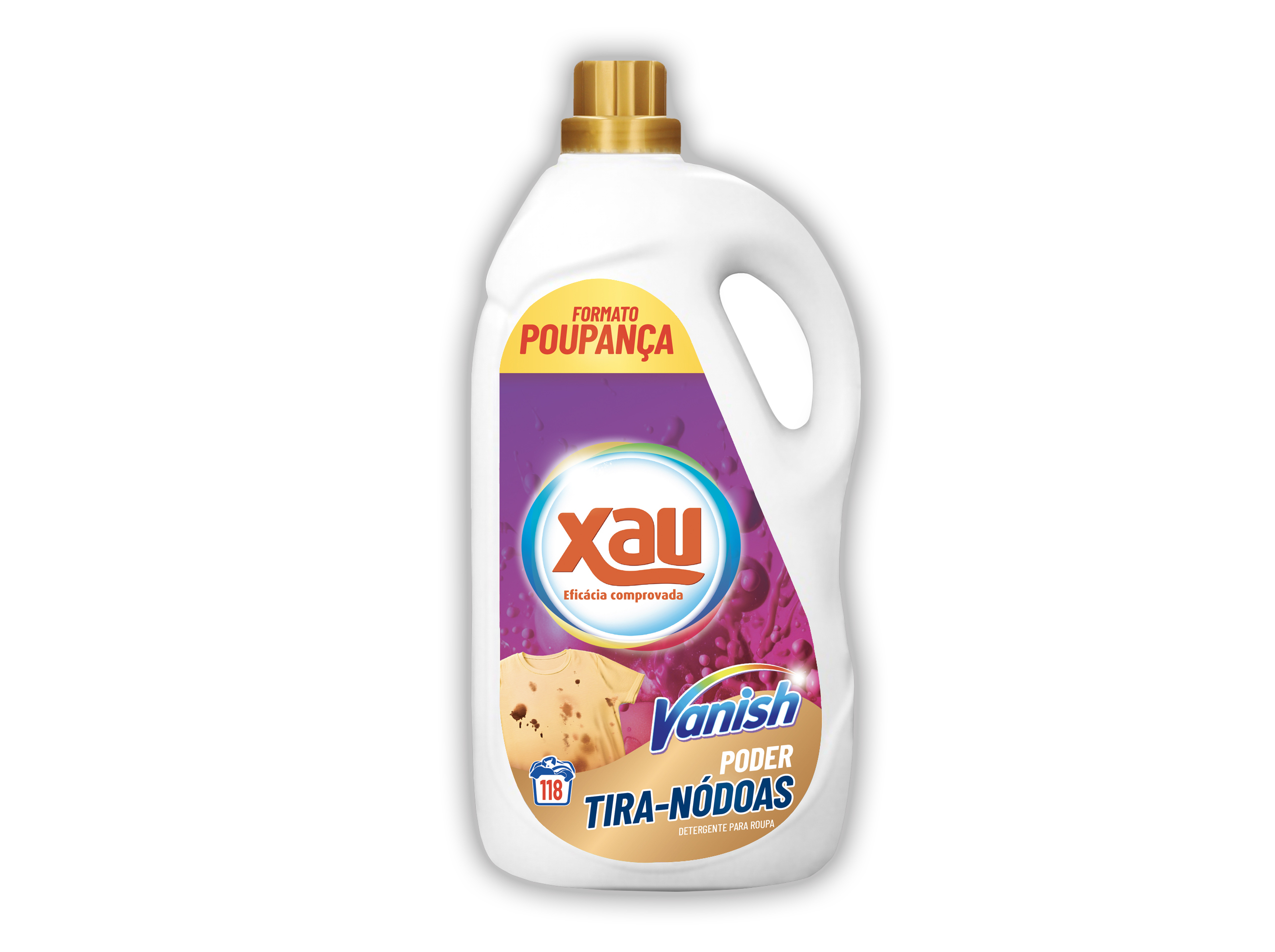 DETERGENTE ROUPA MÁQUINA LIQUIDO XAU VANISH ADVANCED 118D