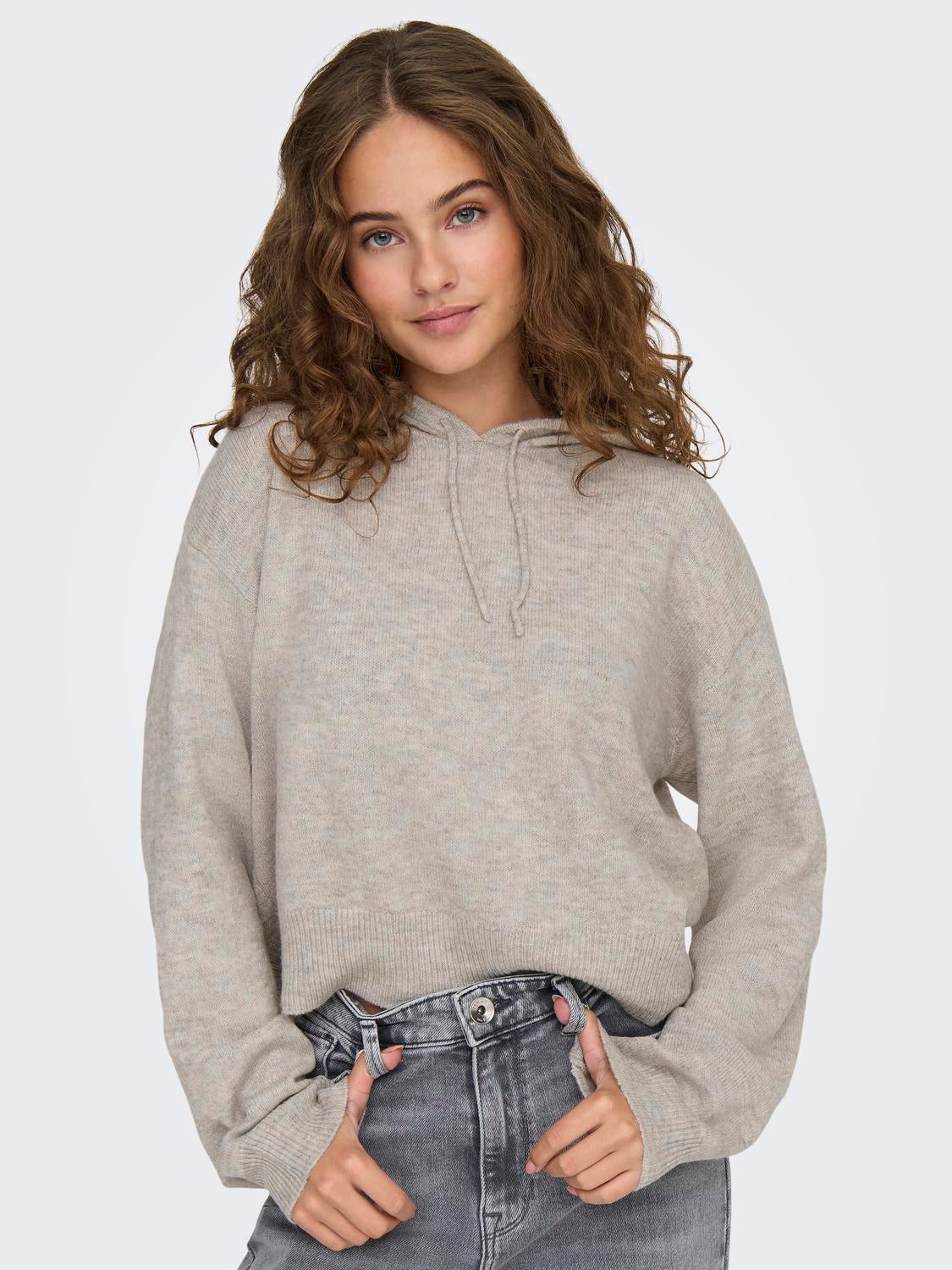 JDYRUE Strickpullover Chateau Gray