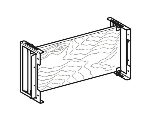 Geberit Duofix montageplaat van hout 111.788.00.1