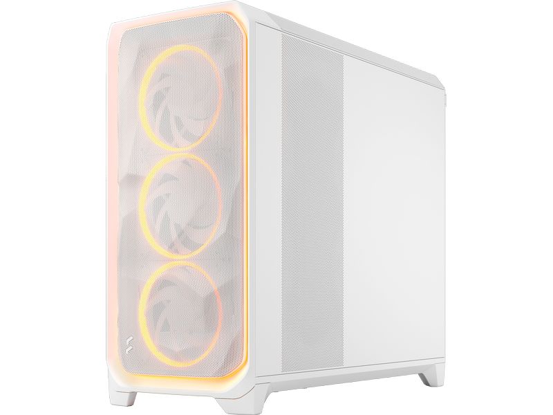 Fractal Design PC-Gehäuse Meshify 3 XL Ambience Pro RGB Whi Midi-Tower mit Sichtfenster