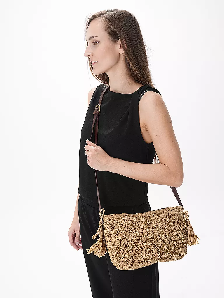 ANOKHI Tasche - Umhängetasche  beige