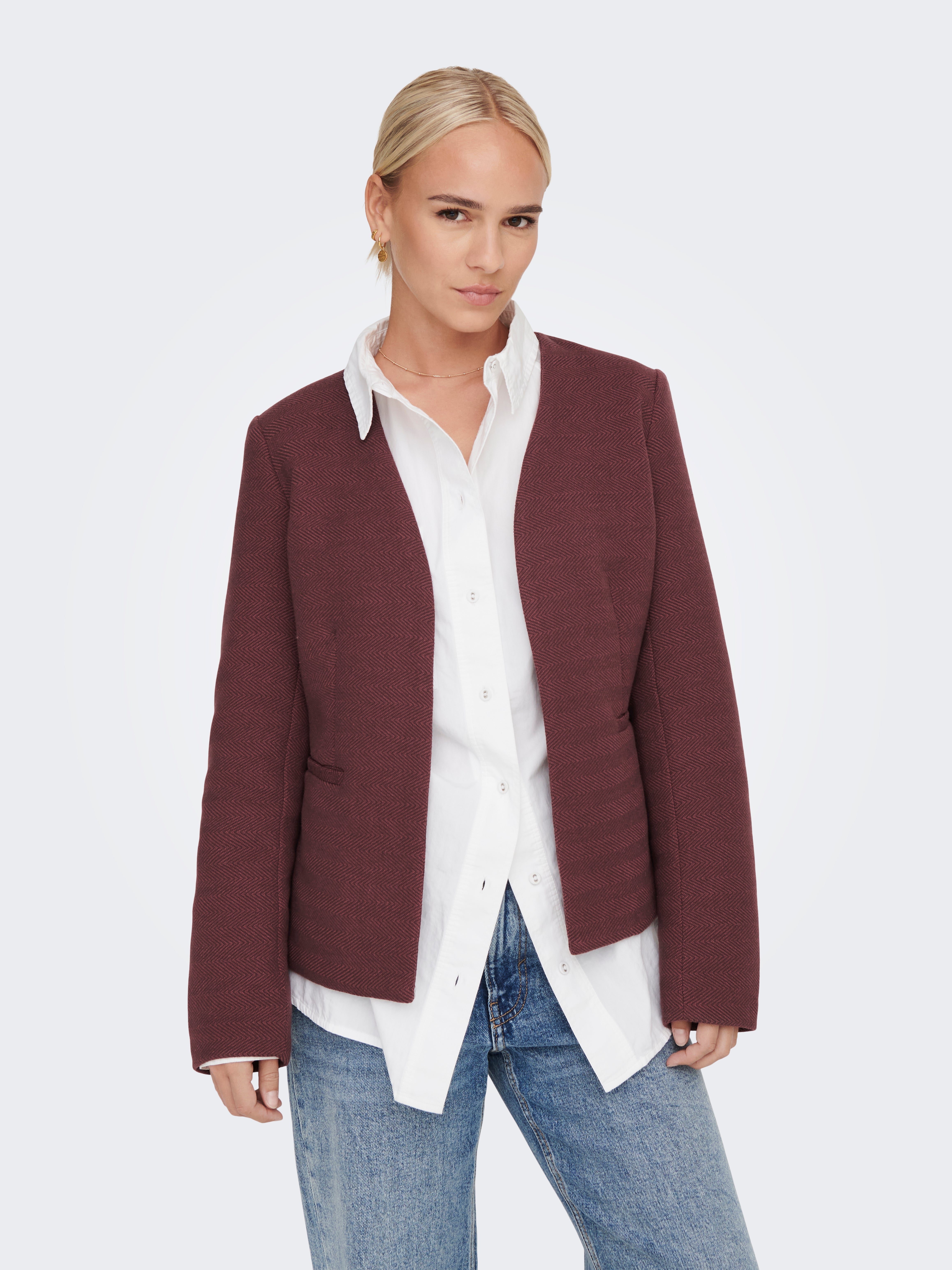 ONLDREW-LINEA Blazer Fudge