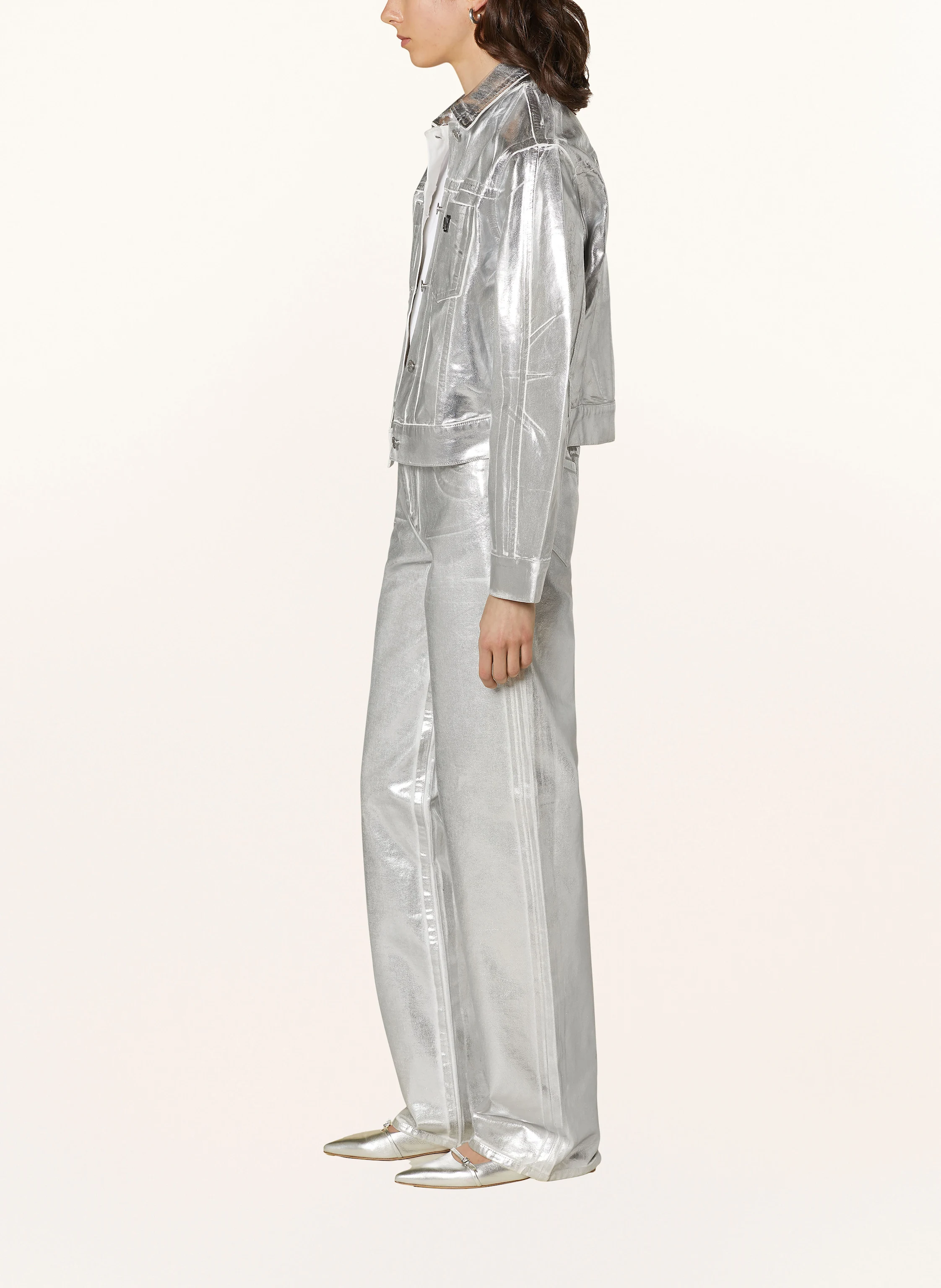 ARMANI EXCHANGE Jeans mit Glanzgarn